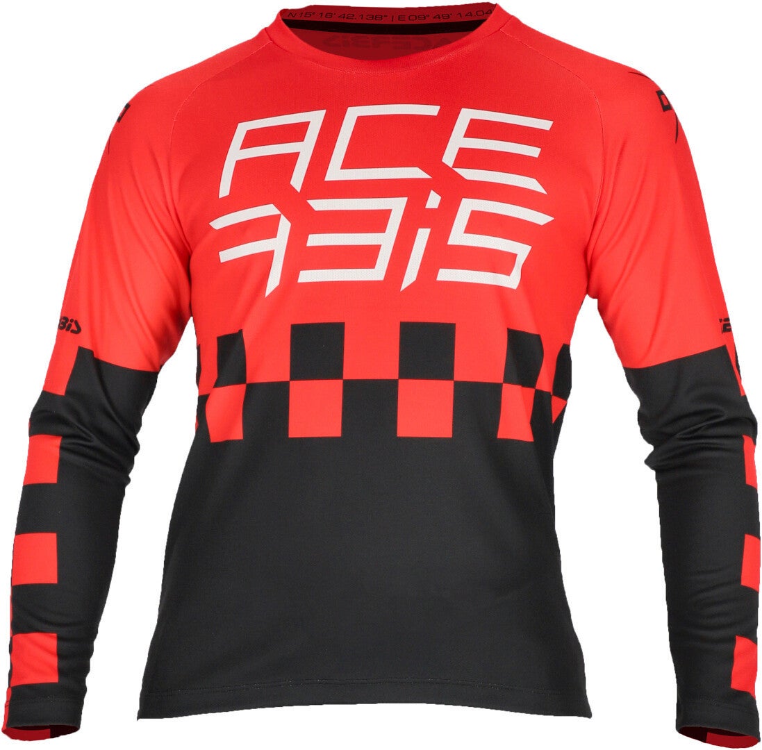 Acerbis MX J-Kid Dětské motokrosové dresy červená/černá M Obrázek 1