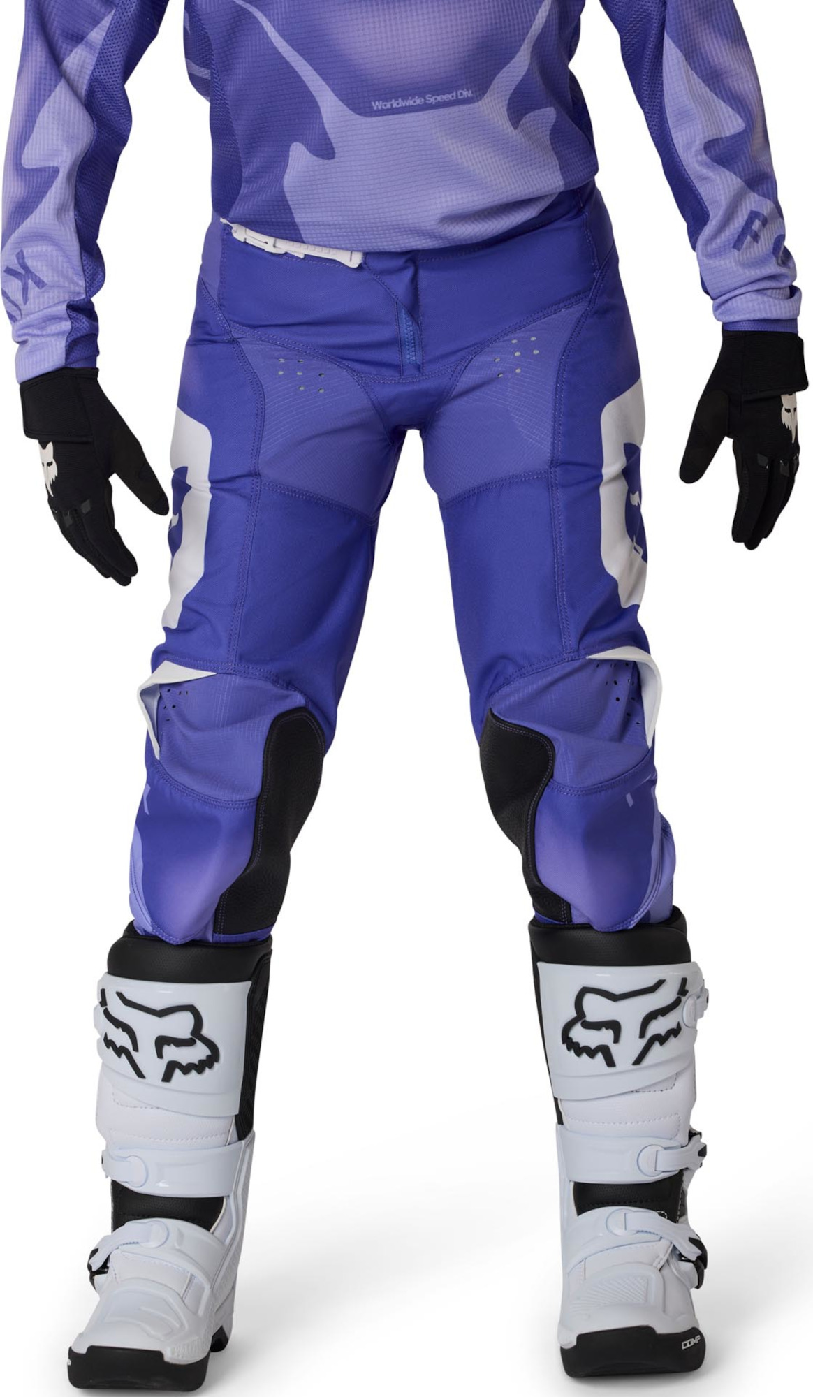 FOX 180 Noble Ungdomsbyxor i motocross lila/vit 22 Figur 3