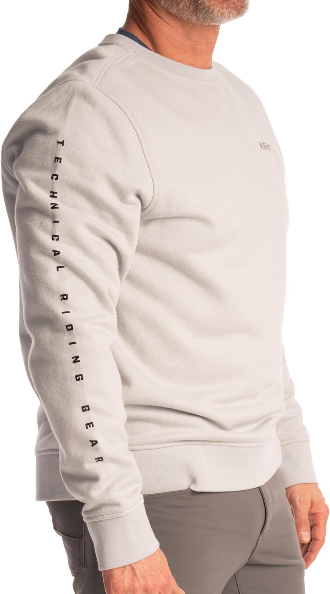 Klim Range Crew Tröja ljusgrå L Figur 4