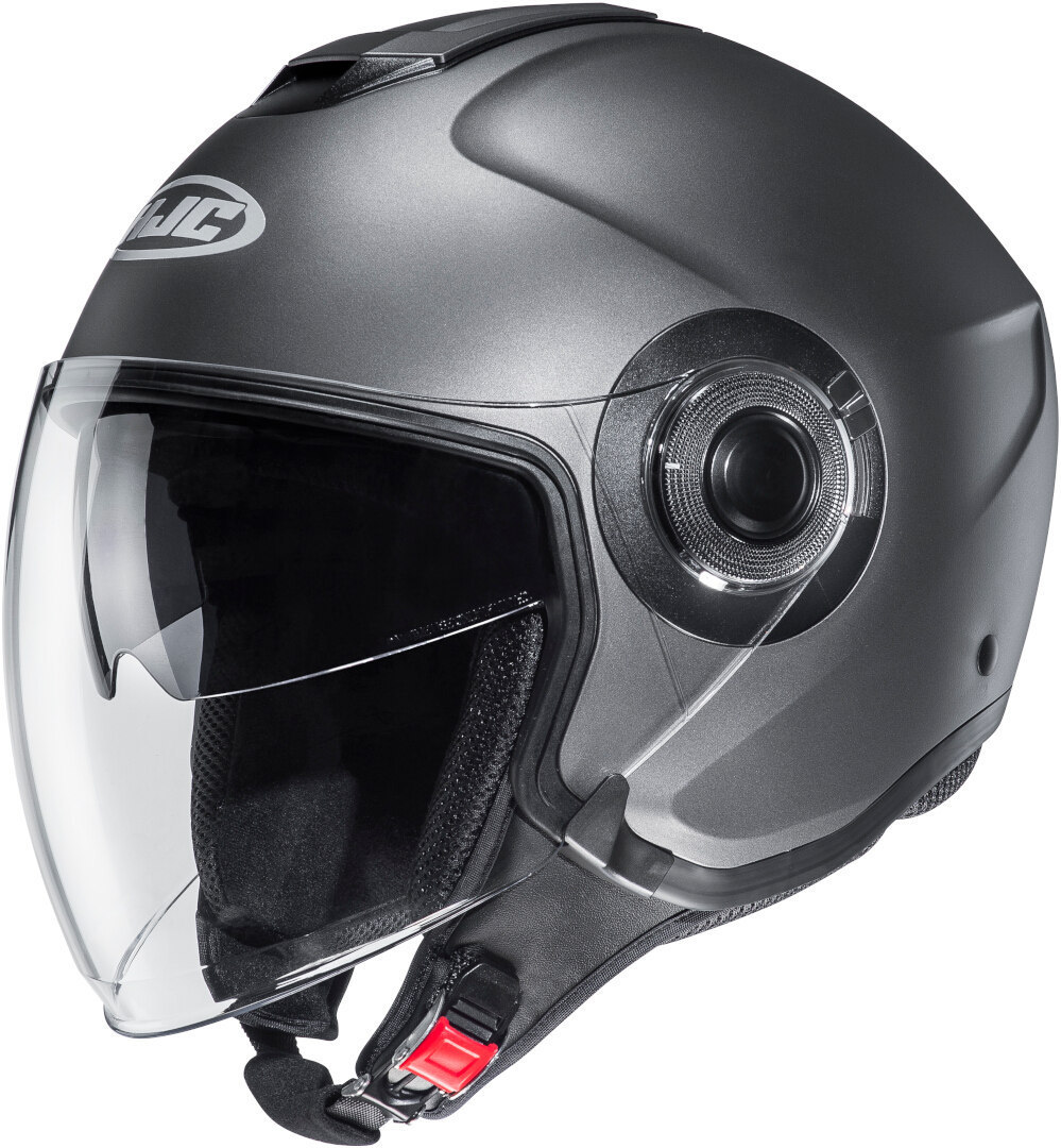 HJC i40N Solid Jet Helm Titanium mat XL (60/61) Figuur 1