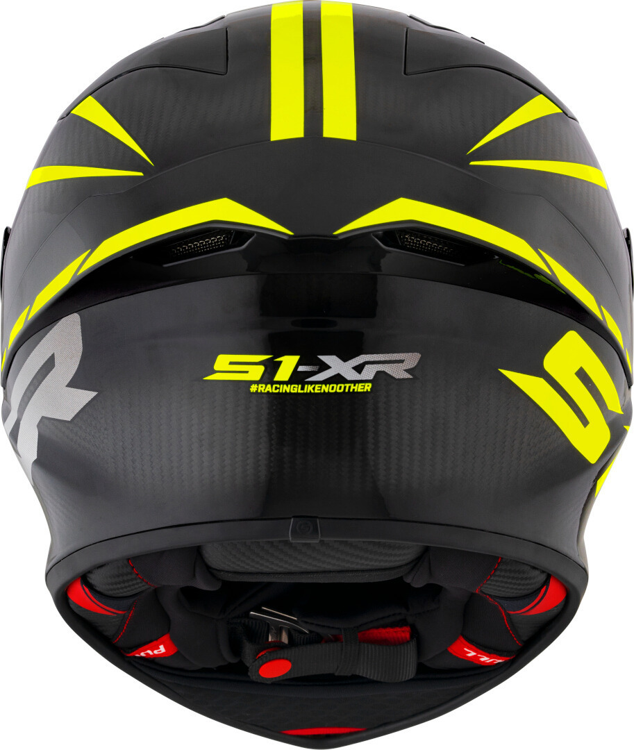 Suomy S1-XR GP Carbon Hypersonic E06 Hjälm svart/gul XS (53/54) Figur 5