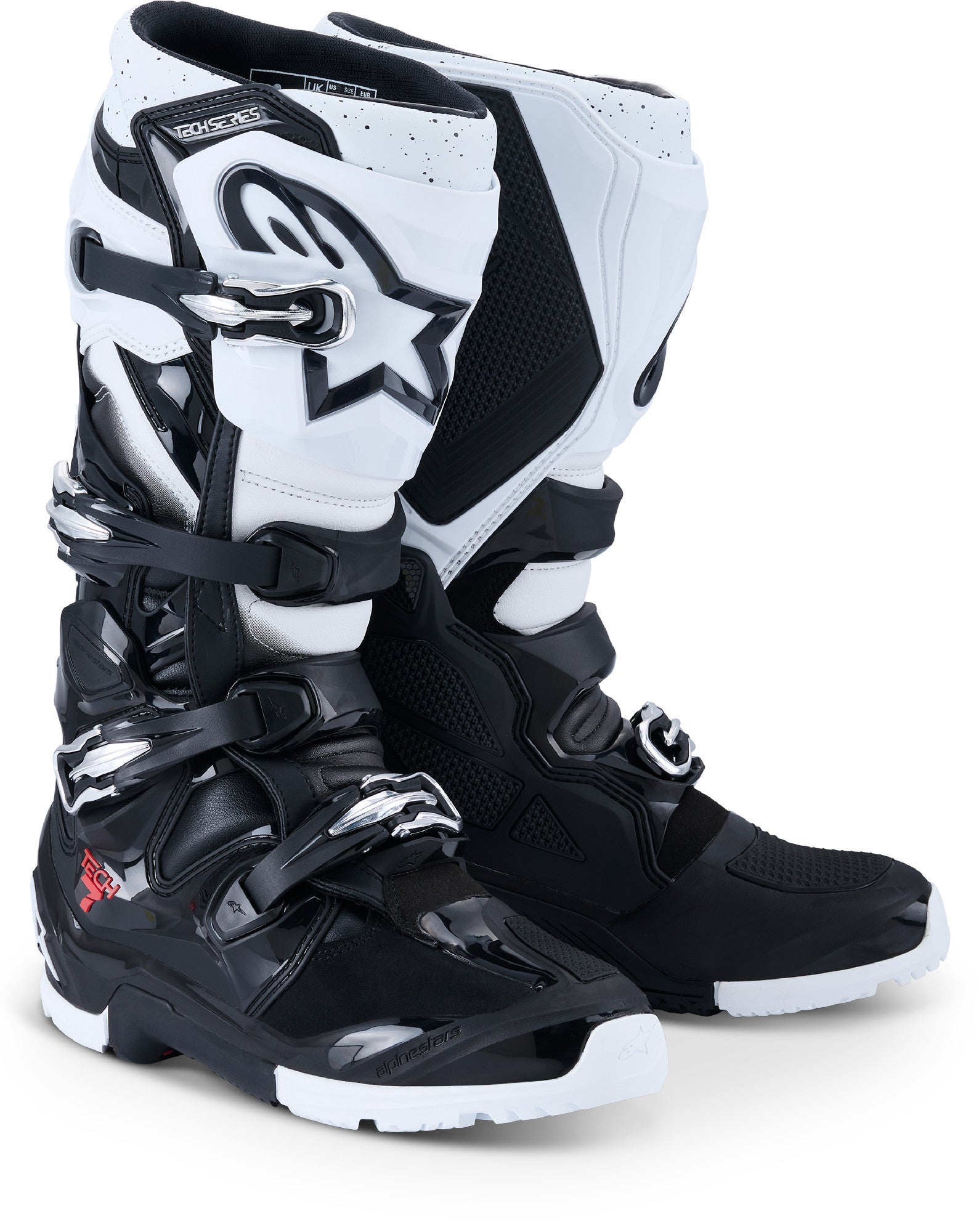 Alpinestars Men's Black/White Tech 7 Enduro 2026 Motocross Boots