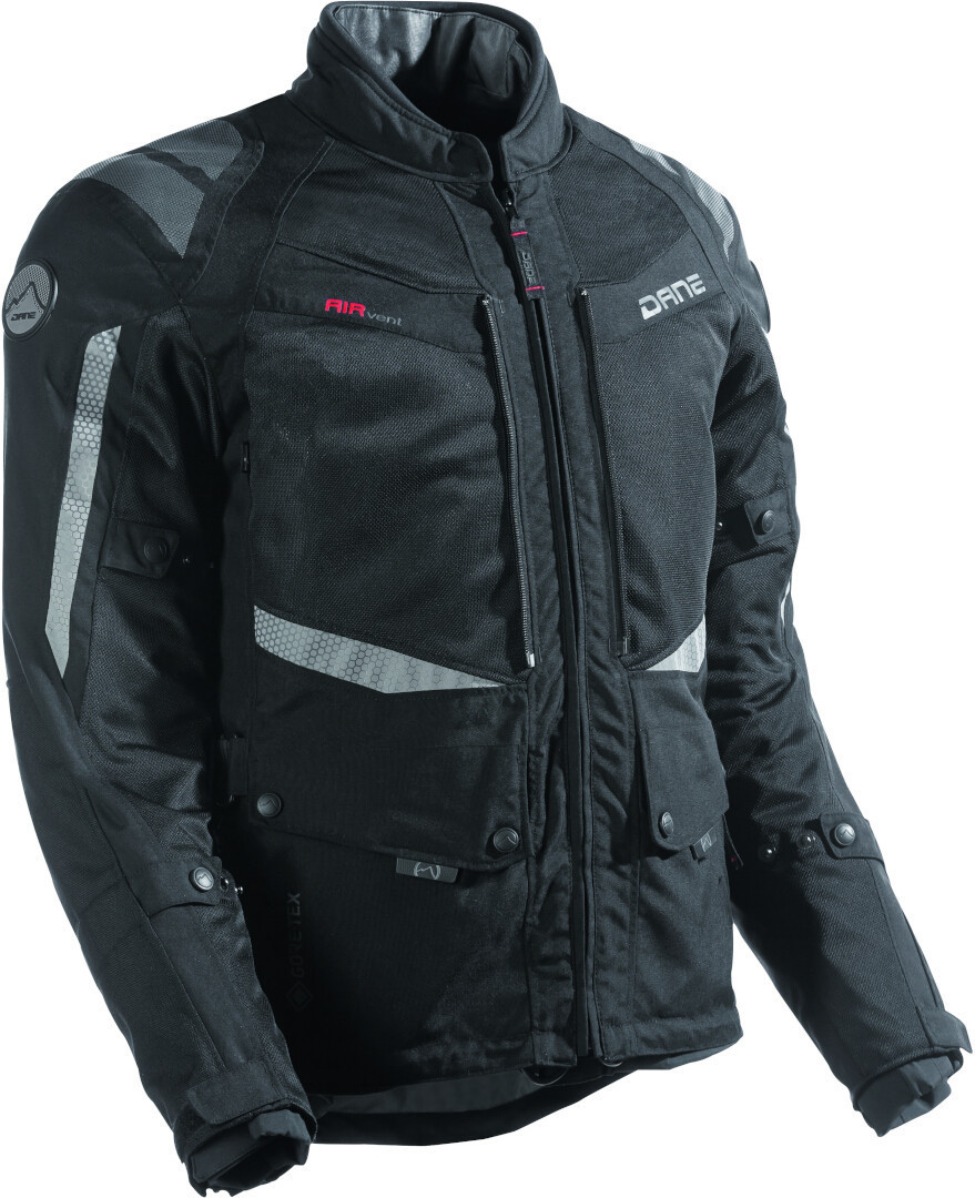 DANE Drakar waterproof Motorcycle Textile Jacket black 58 Figure 1