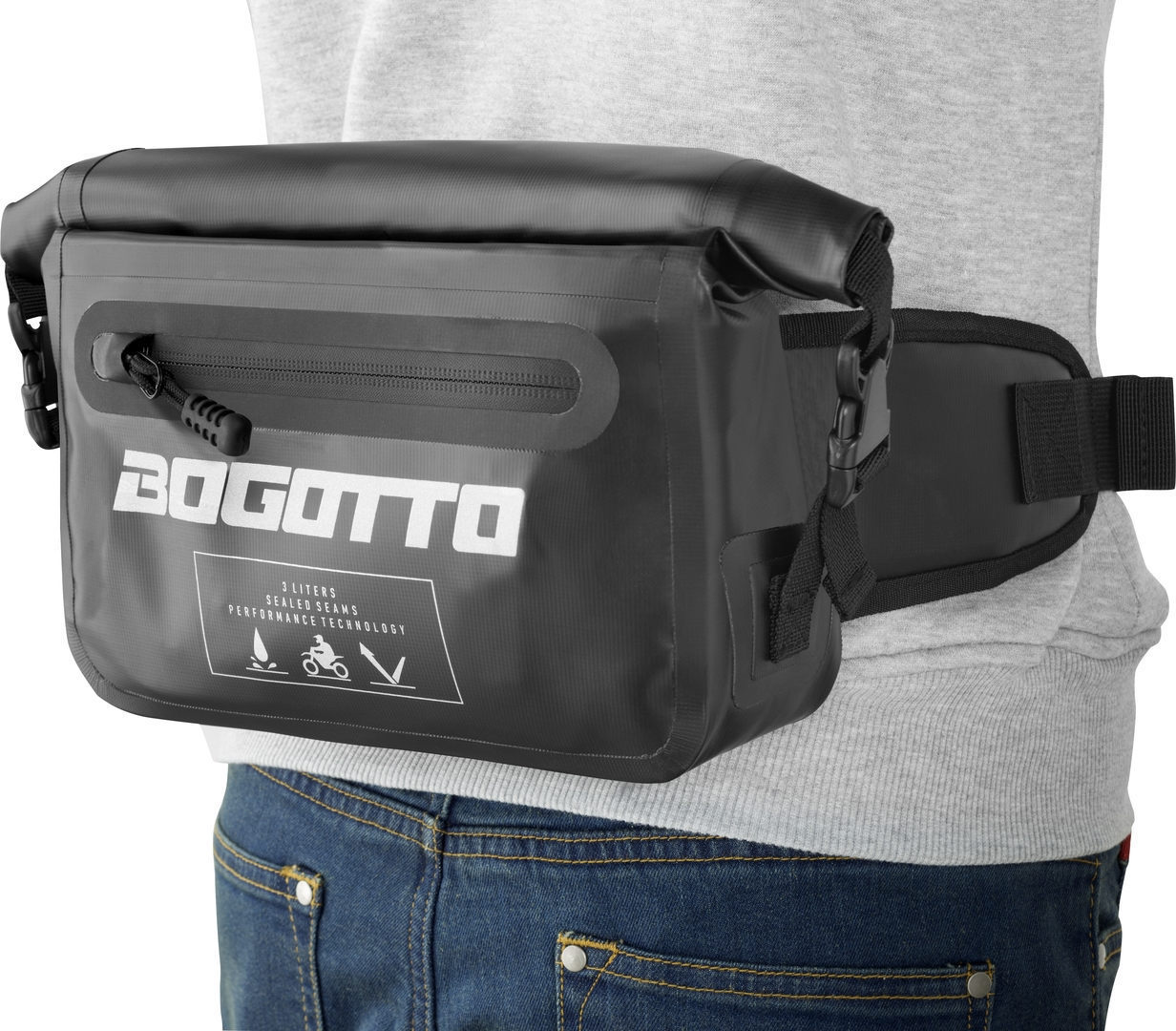 Bogotto Terreno Roll-Top Geantă impermeabilă pentru talie Figura 3