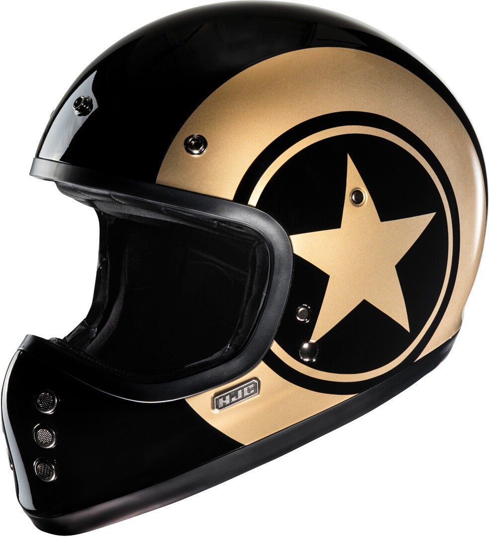 HJC V60 Nyx Helm schwarz/gold XXL (62/63) Abbildung 3