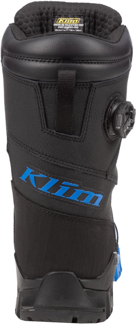 Klim Adrenaline Pro S GTX BOA Snowmobile Boots black/blue 9 Figure 7