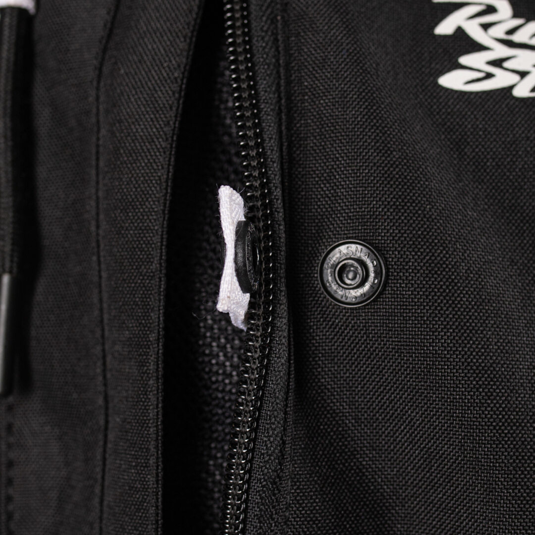Rusty Stitches Dylan Veste textile imperméable à l’eau pour moto Noir/Blanc L Figure 12