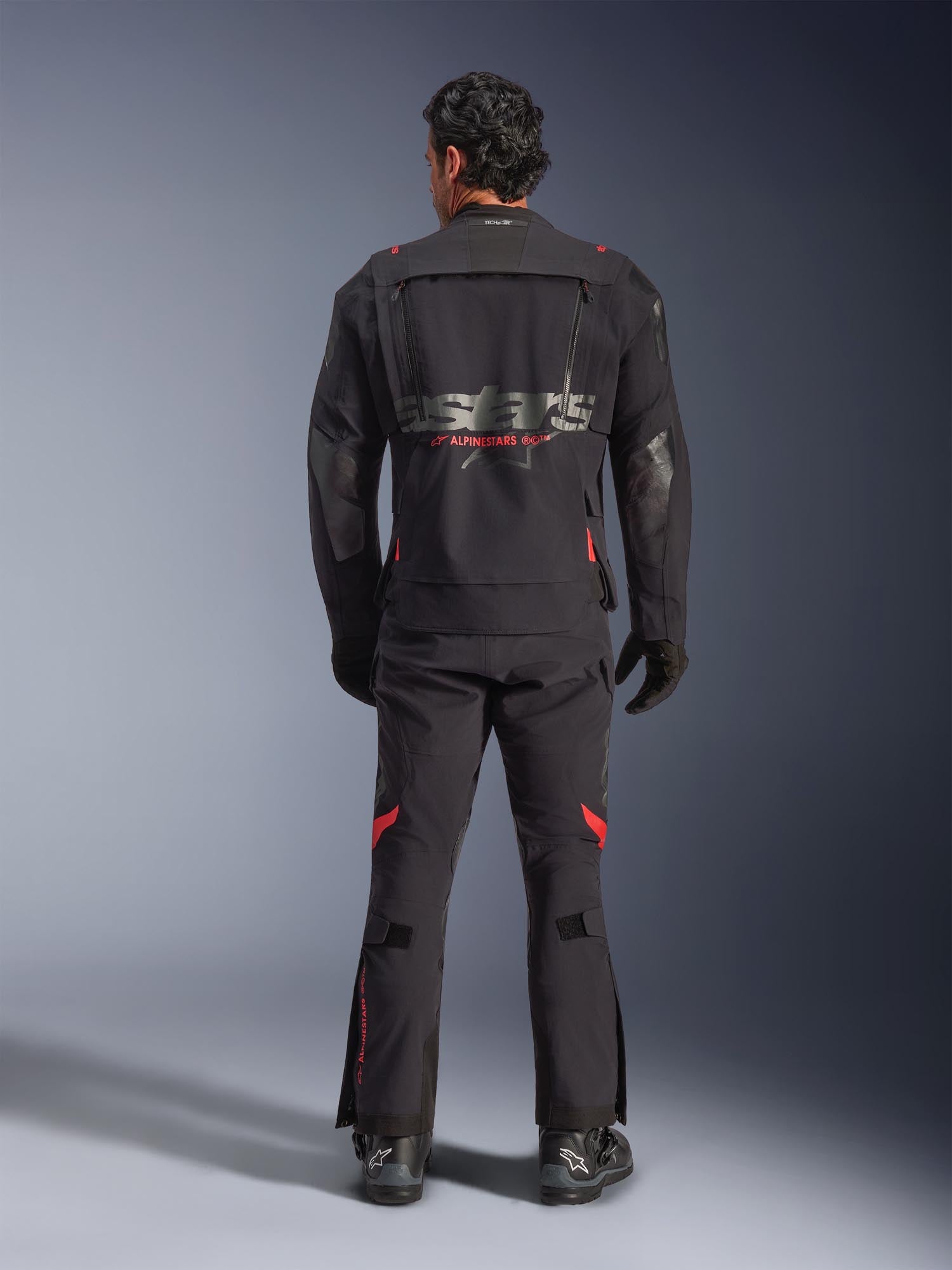 Alpinestars Harok Pro Drystar XF vattentät motorcykel textil jacka svart S Figur 8