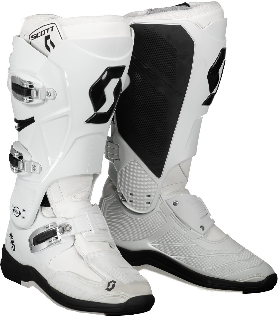 Scott 550 Botas de Motocross branco/branco 42 Figura 1