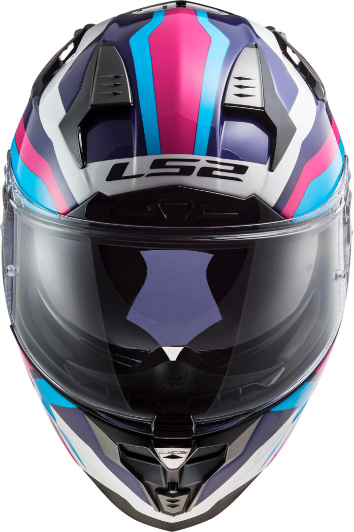 LS2 FF327 Challenger Galactic Helm weiß/pink S (55/56) Abbildung 2
