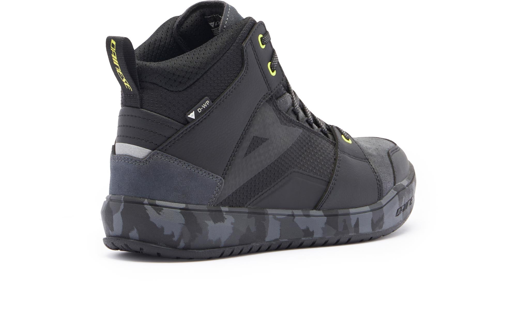 Dainese Suburb D-WP 2.0 vandtætte motorcykelsko sort/grå/gul 43 Figur 3