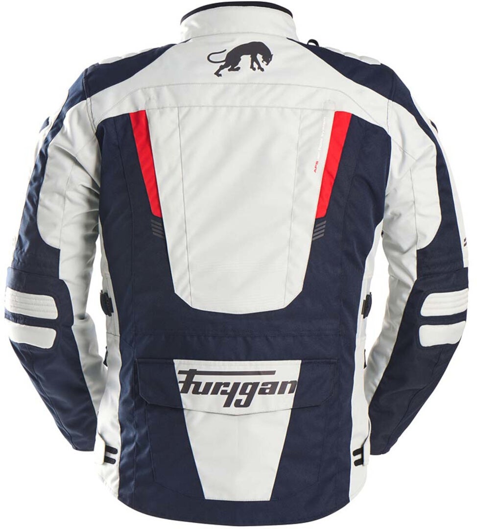 Furygan Apalaches Evo Motorcycle Textile Jacket blue/white/red 5XL Figure 3