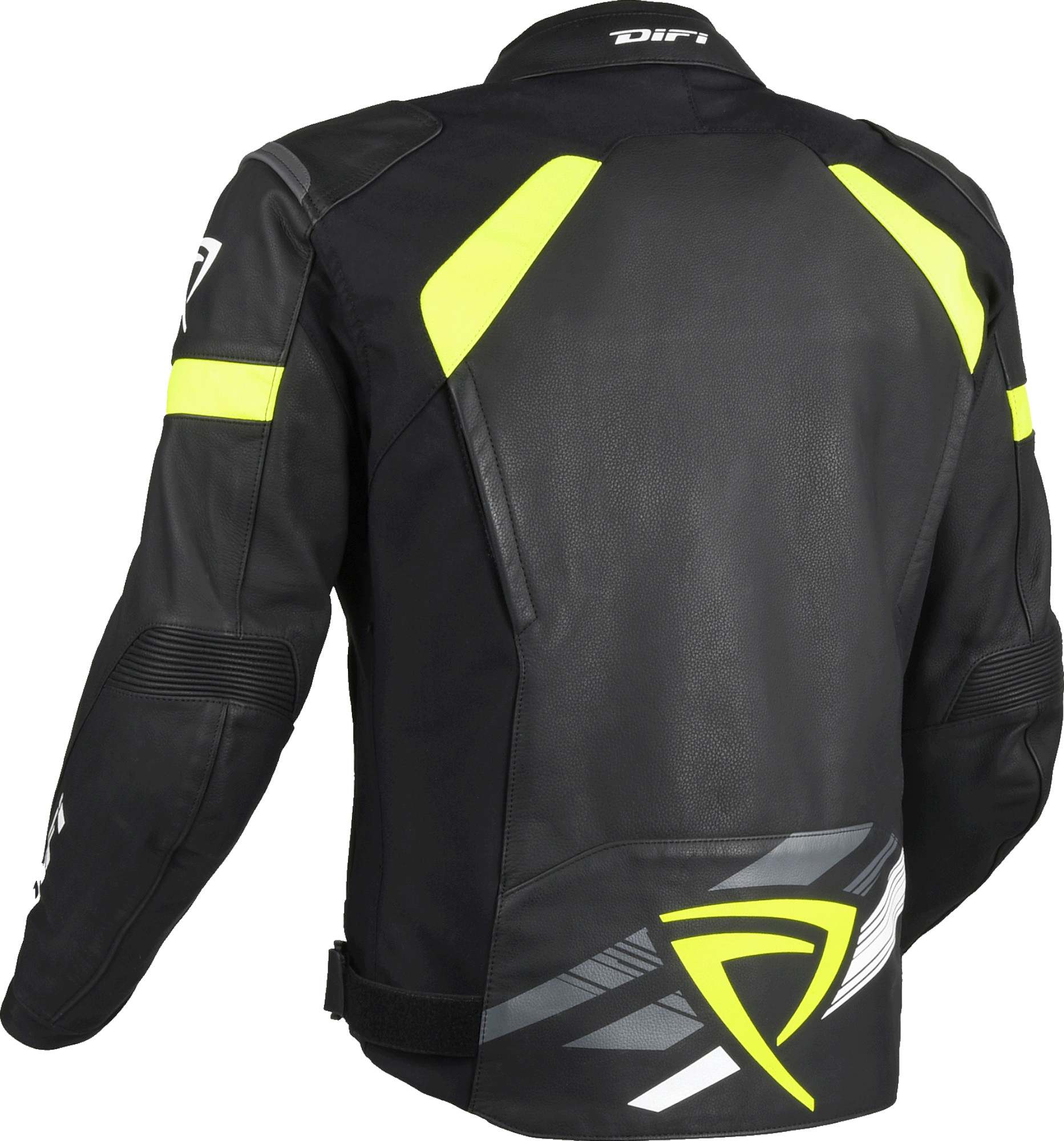 DIFI Sonic Motorrad Lederjacke schwarz/gelb 56 Abbildung 2