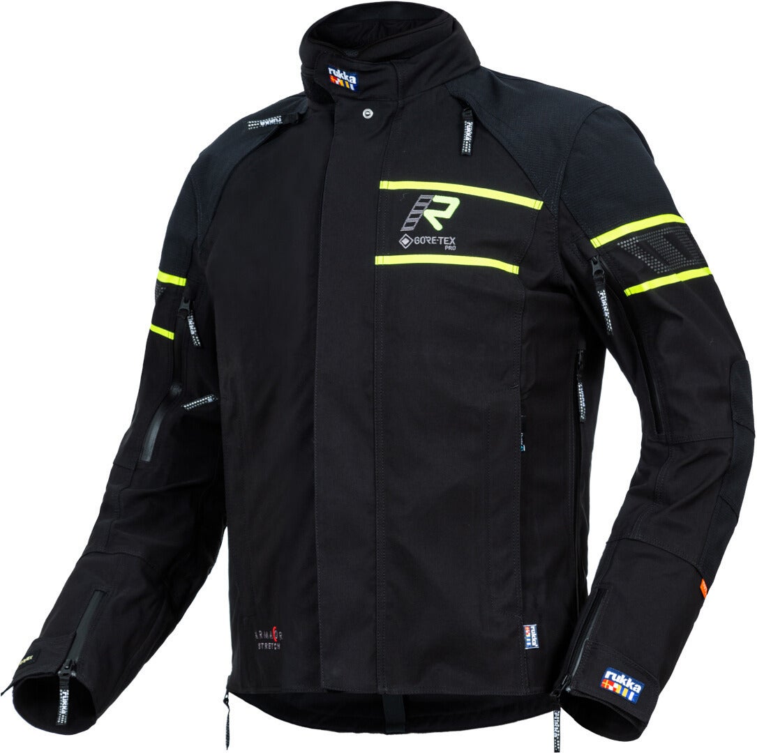 Rukka Rapto-R Kurtka tekstylna motocyklowa czarno/żółty 50 Rysunek 1