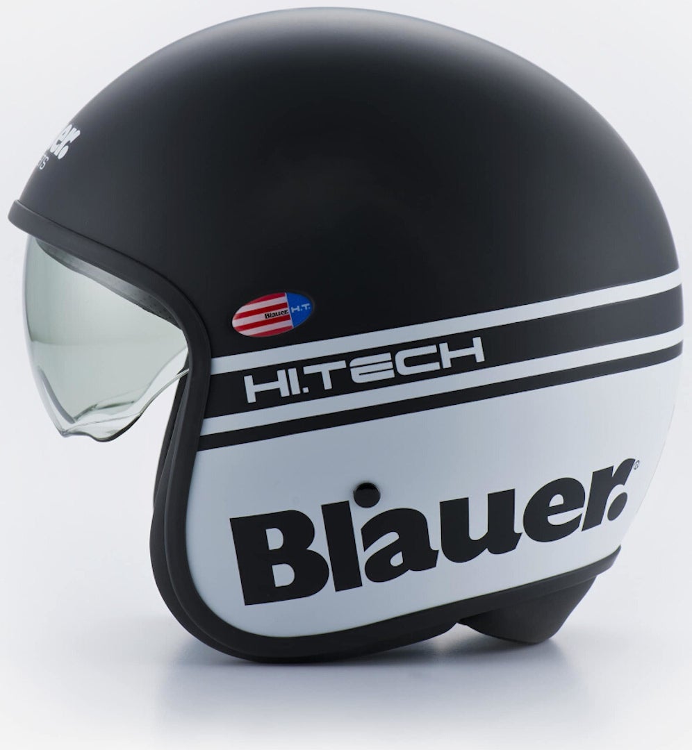 Blauer Pilot 1.100 Capacete a jato preto fosco/branco L (59/60) Figura 3