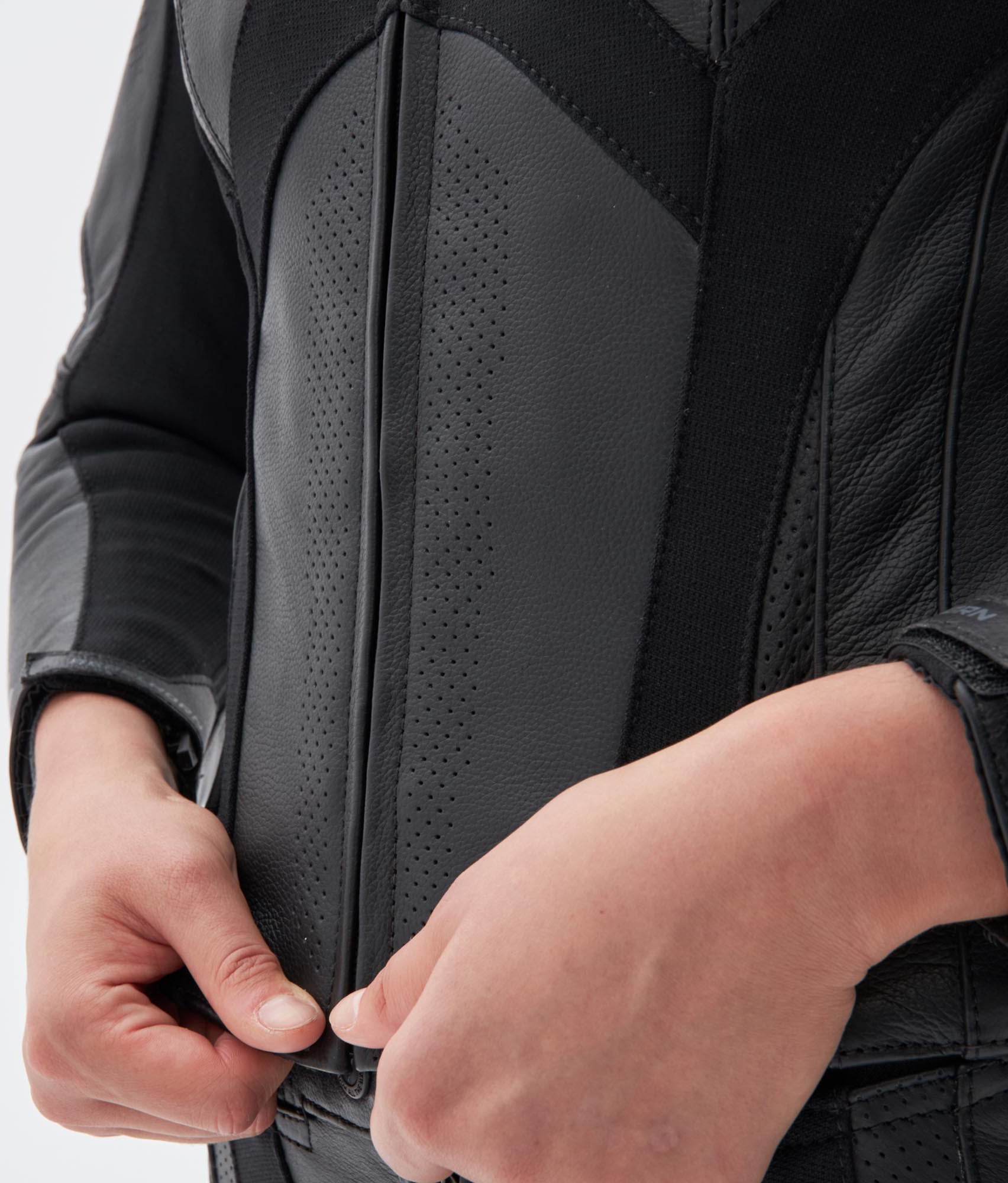 Rebelhorn Rebel Damen Motorrad Lederjacke schwarz 38 Abbildung 6