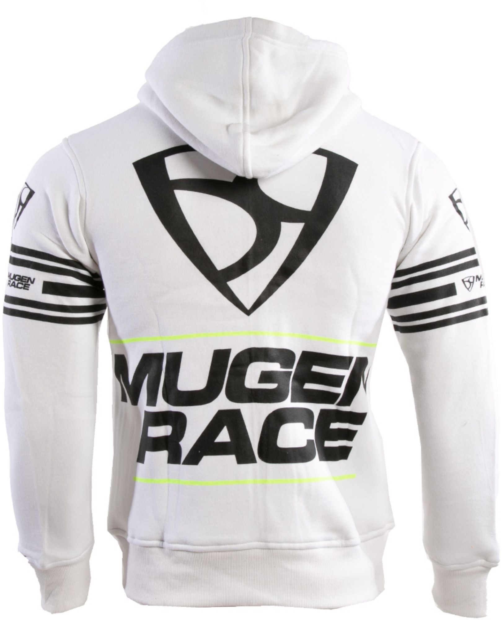 MUGENRACE Shield Zip Hoodie Sweat à capuche zippé Blanc XL Figure 2