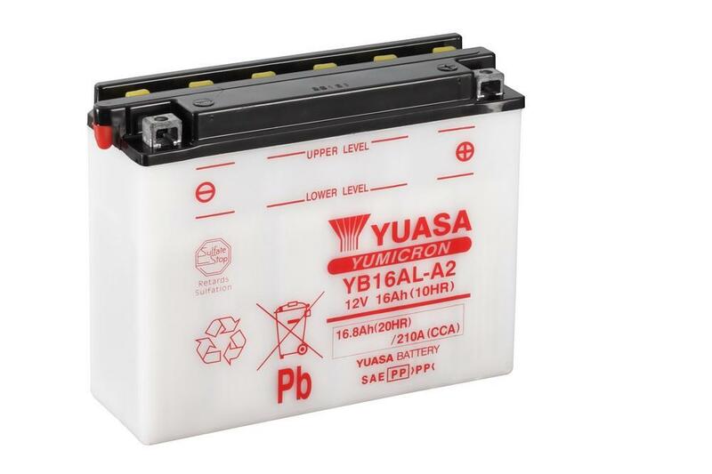 YUASA YB16AL-A2 Baterie fără pachet acid Figura 2