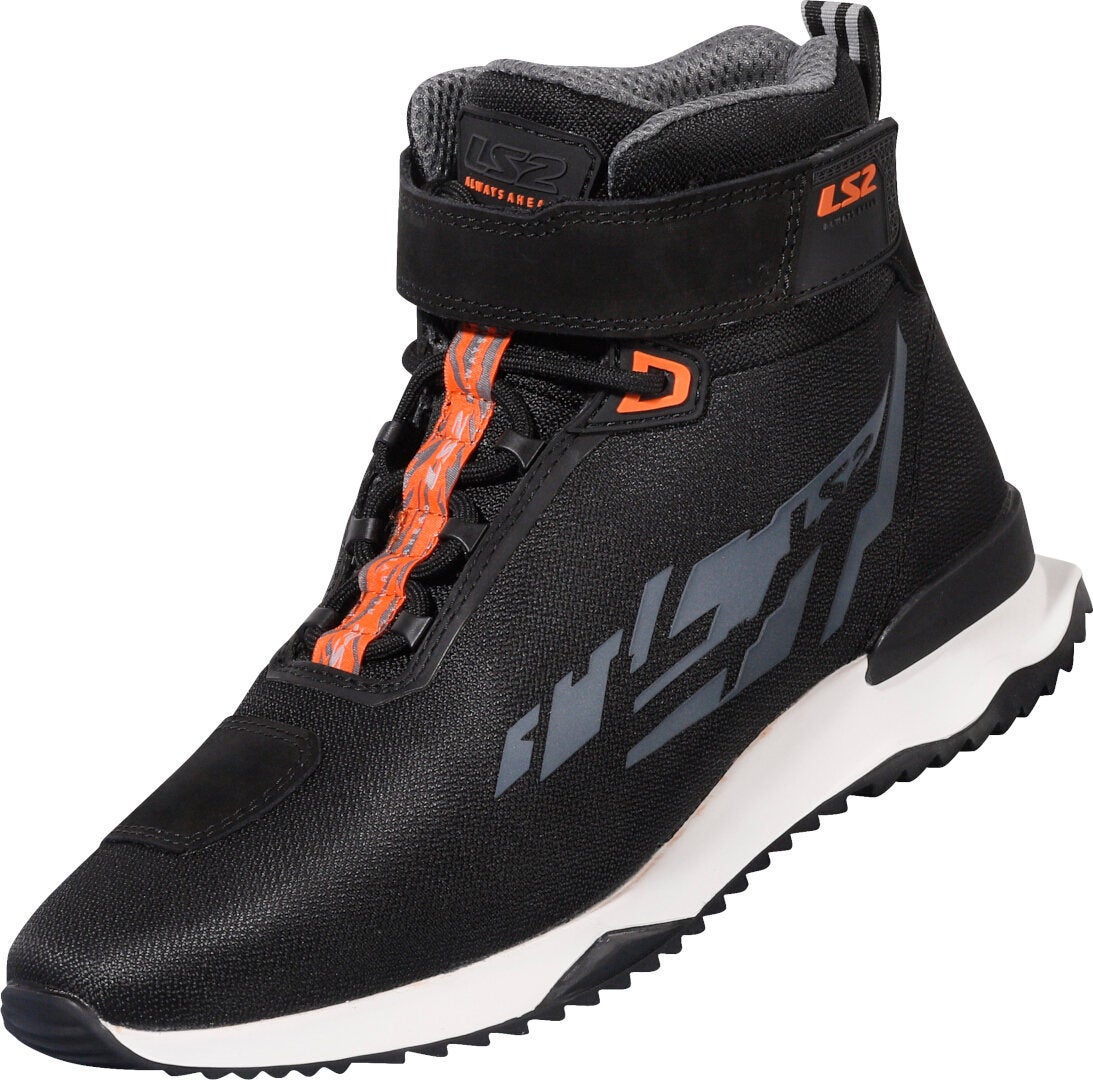 LS2 Acrux Chaussures de moto noir/orange 45 Figure 1