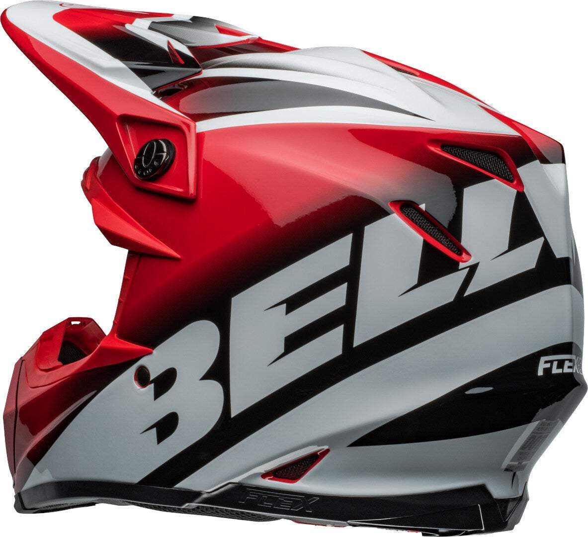 Bell Moto-9S Flex Rail Casco da motocross rosso/nero/bianco M (57/58) Figura 7
