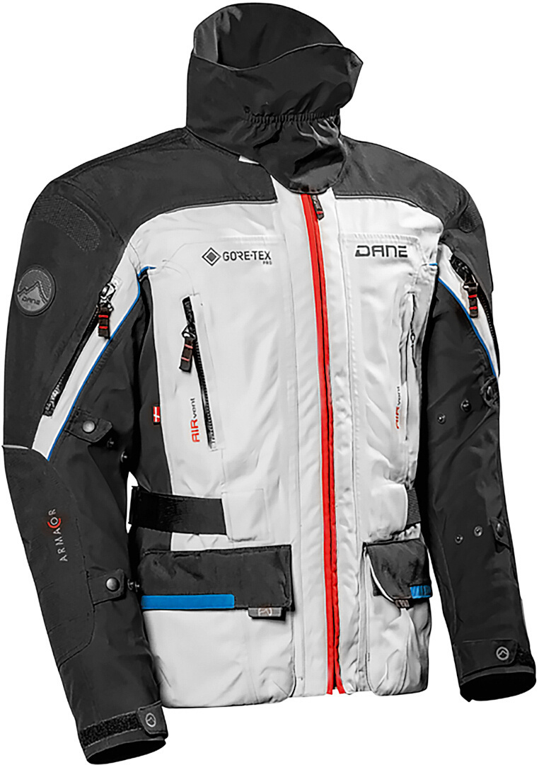 DANE Nimbus 2 Pro waterproof Motorcycle Textile Jacket grey/blue 56 Figure 1
