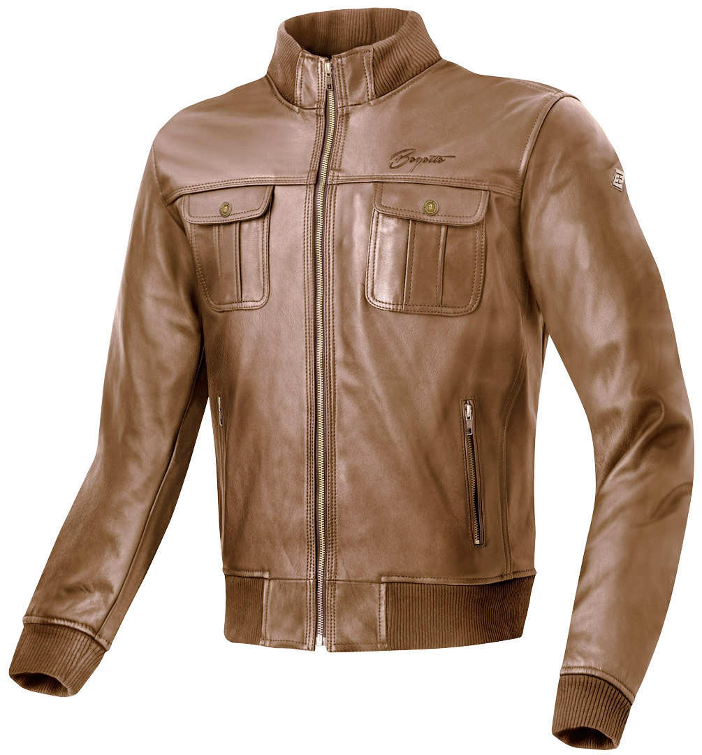 Bogotto Brooklyn Motorcycle Leather Jacket brown 54 Figure 1