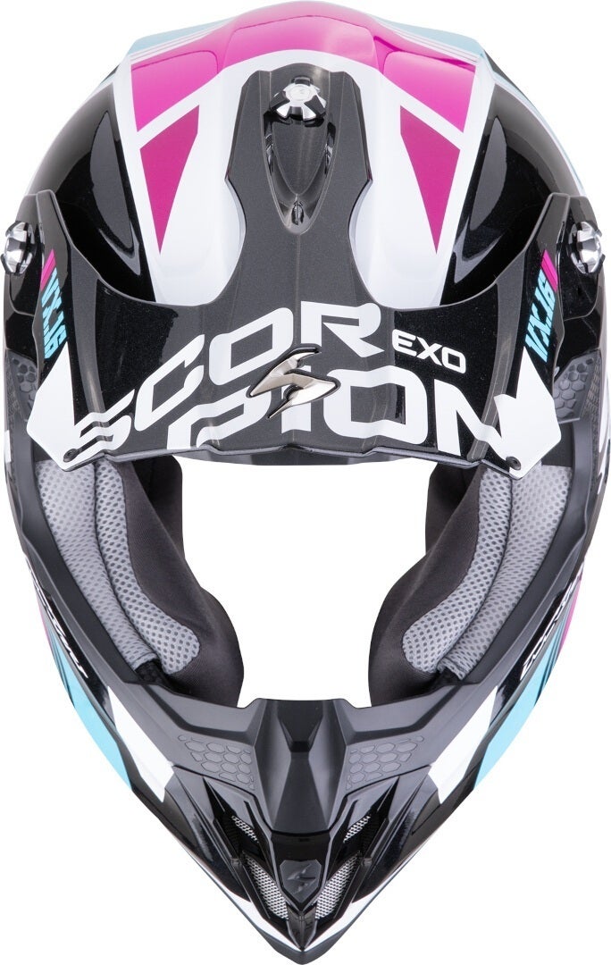 Scorpion VX-16 Evo Air Analog Casco da motocross nero/rosa M (57/58) Figura 3