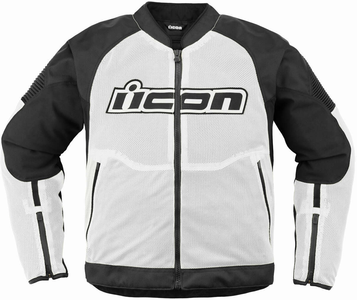 Icon Overlord3 Mesh Motorcycle Textile Jacket white/black 3XL Figure 1