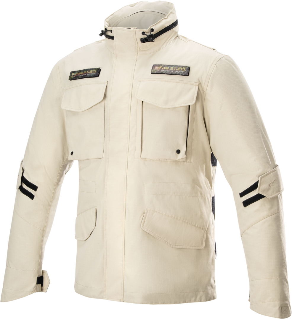 Alpinestars MO.ST.EQ Field Veste textile de moto imperméable Sable L Figure 1
