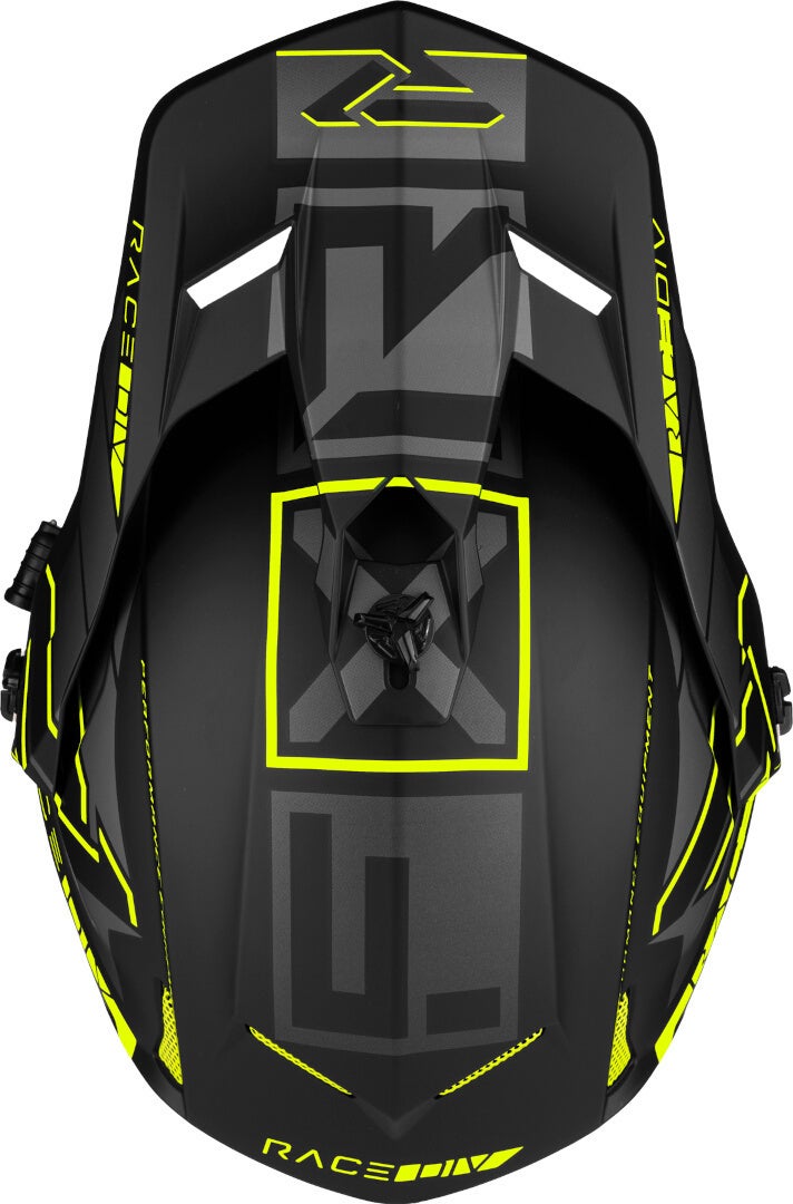 FXR Clutch X Evo Snescooter hjelm sort mat/gul M (57/58) Figur 2