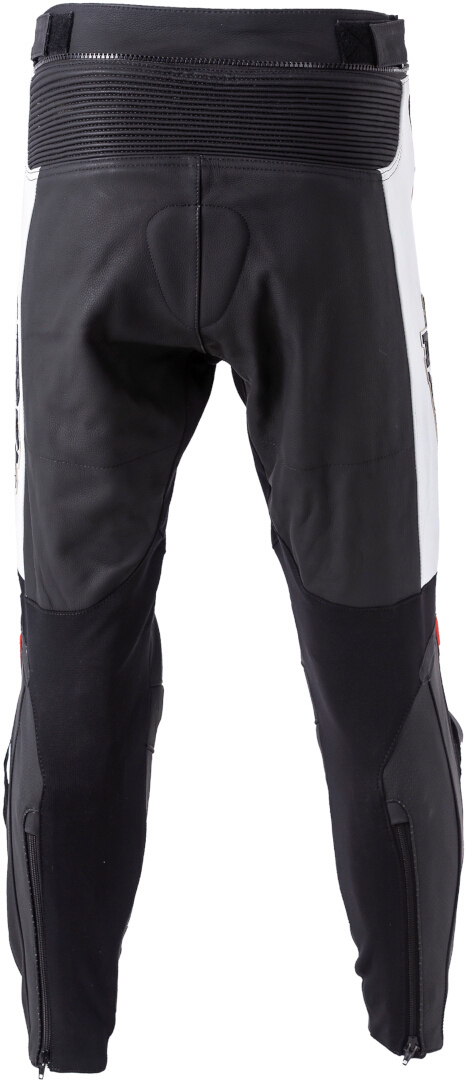 MUGENRACE RBRS-1 Pantaloni de piele pentru motocicletă Negru/Alb/Roșu XL Figura 3