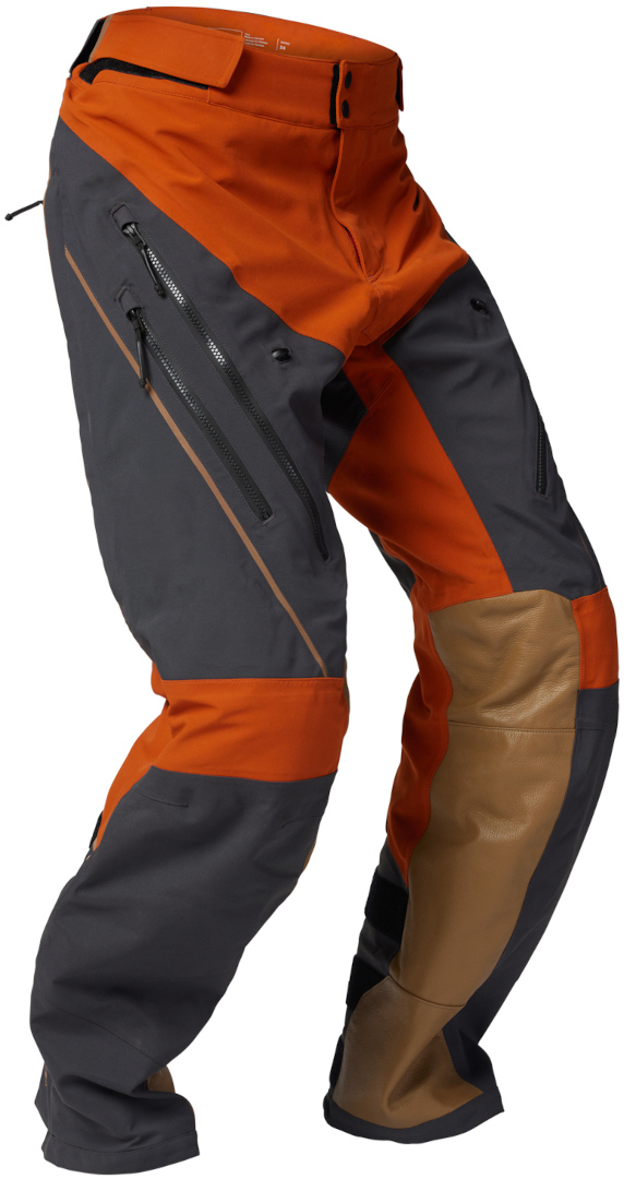 FOX Defend GORE-TEX ADV Motorcycle Textile Pants orange/grey 32 Figure 1