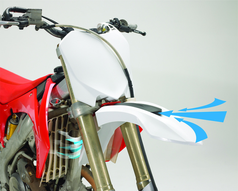 POLISPORT Svart SM Line Supermotard främre stänkskärm Figur 3