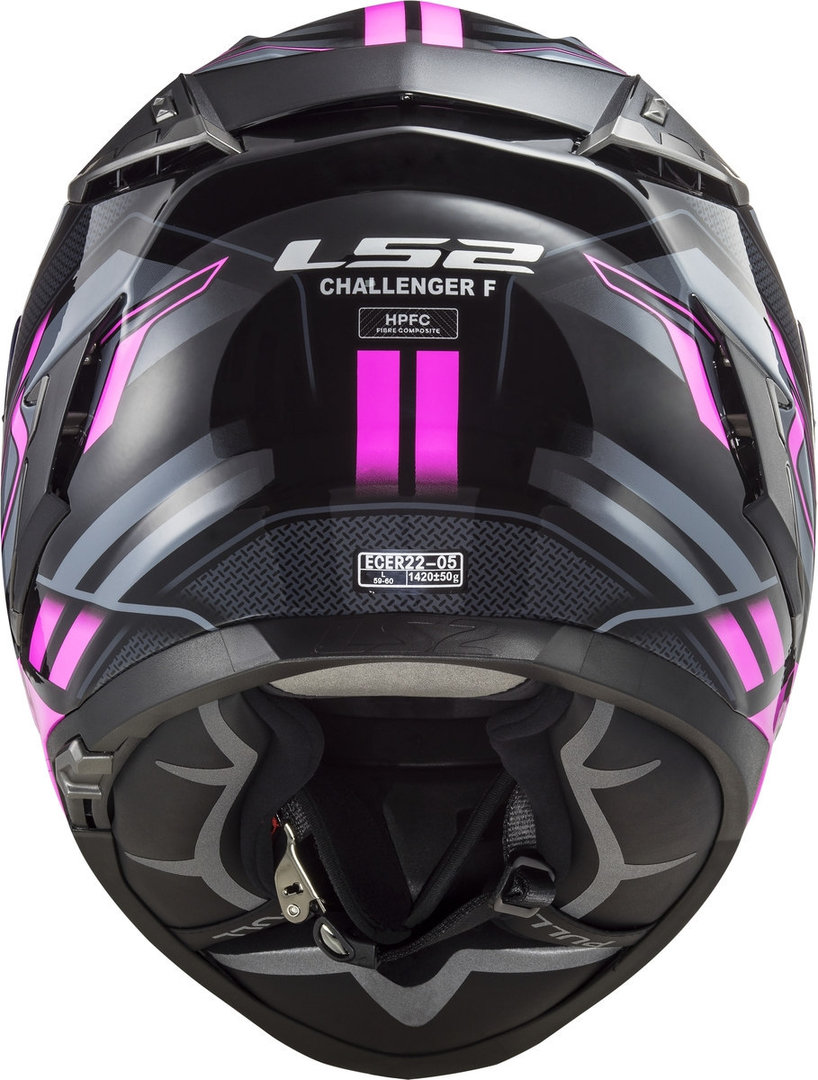LS2 FF327 Challenger Spin Helm zwart/roze M (57/58) Figuur 2