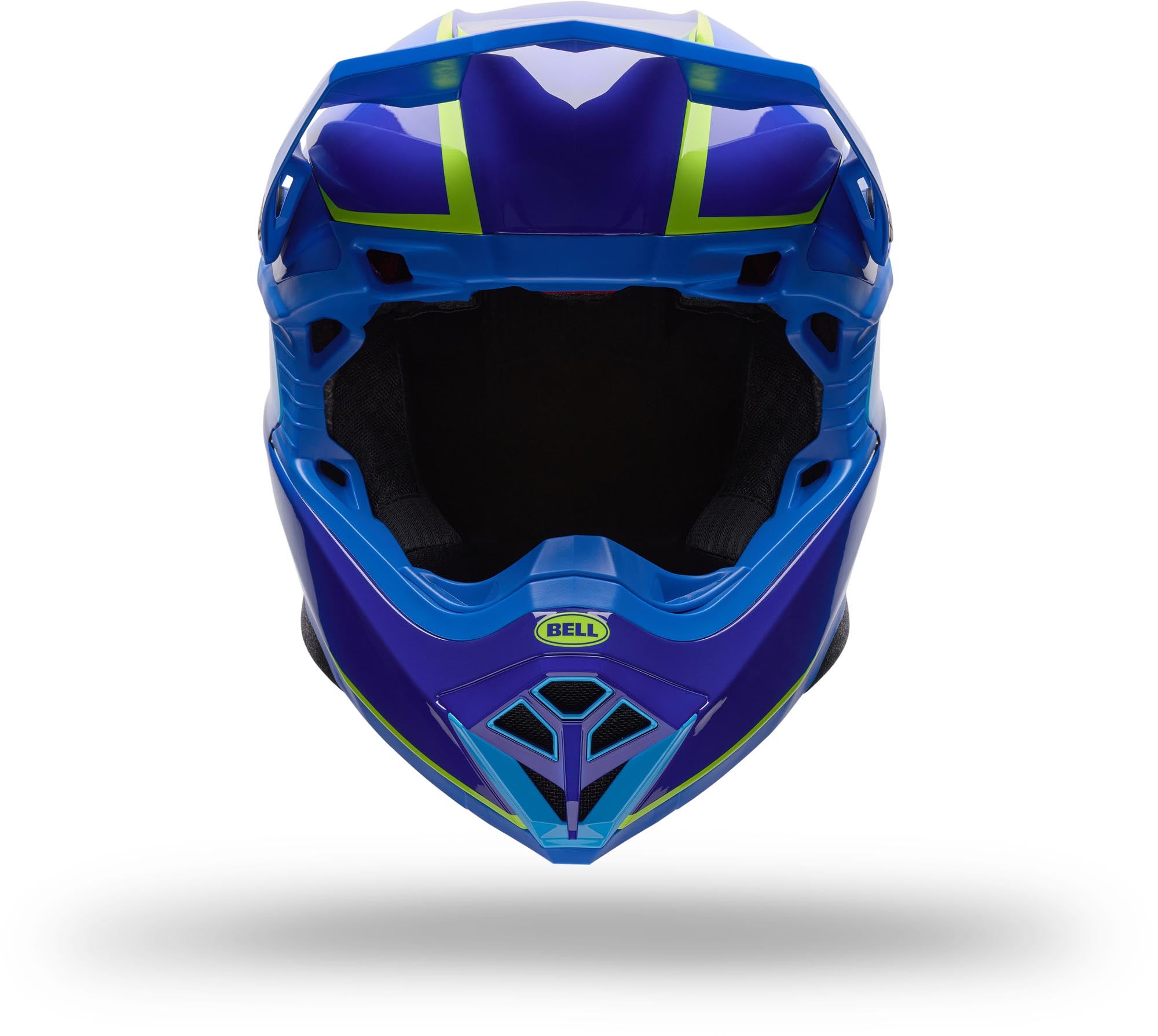 Bell Moto-10 GP Vector Motocross Helm blau XS (53/54) Abbildung 3