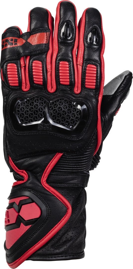 IXS Sport LD RS-200 2.0 Motorcykel handsker sort/rød 4XL Figur 1