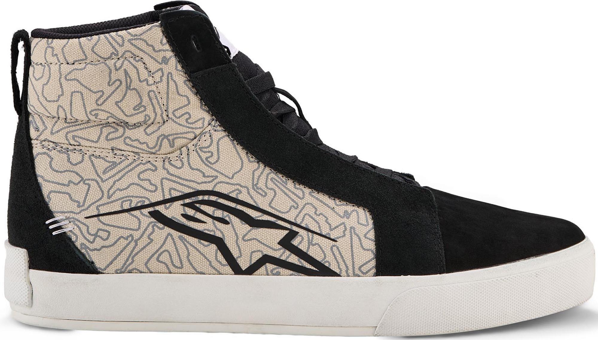 Alpinestars Ride-63 Canvas Motorcykelsko sort/grå/hvid 12 Figur 4
