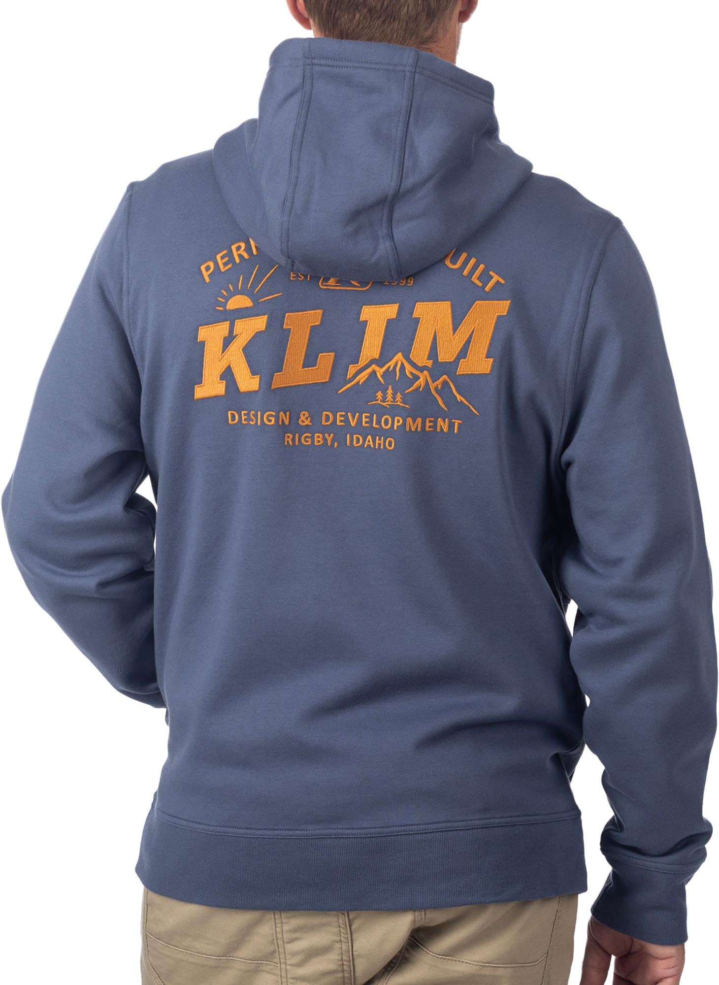 Klim Lost River Zip-hettegenser blå L Figur 4