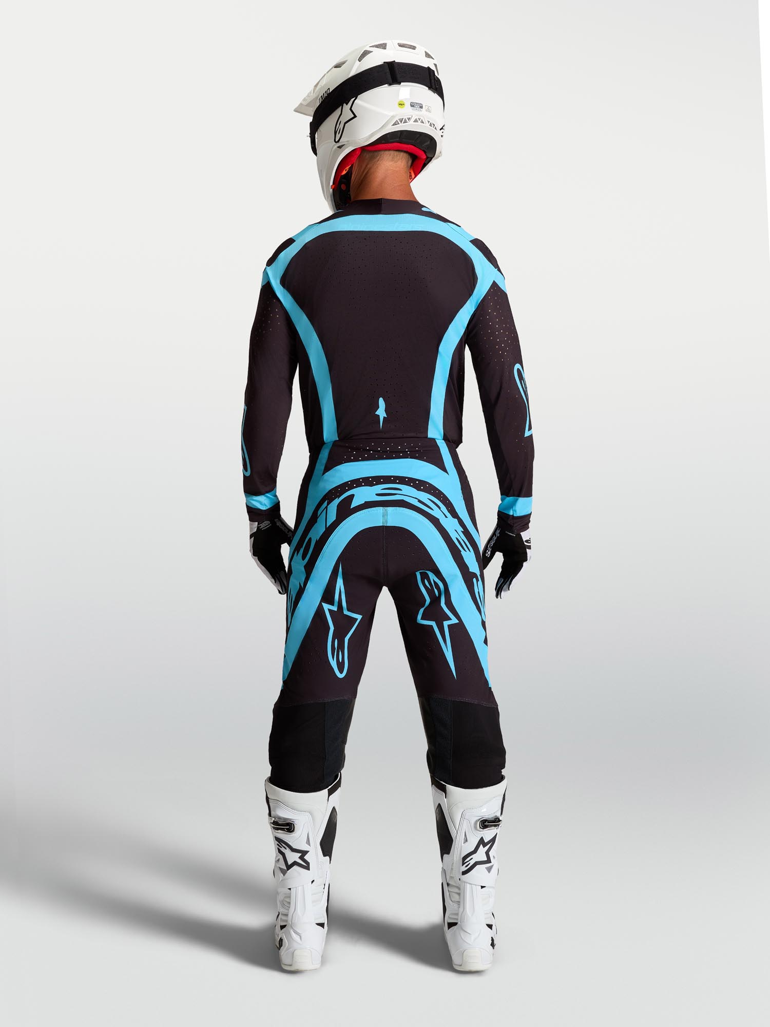 Alpinestars Supertech Vesta Pantalon de motocross noir/turquoise 32 Figure 10