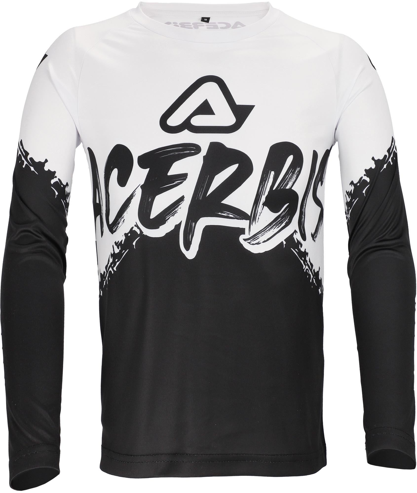 Acerbis MX Linear Graphic Youth Motocross Jersey black/white L Figure 3