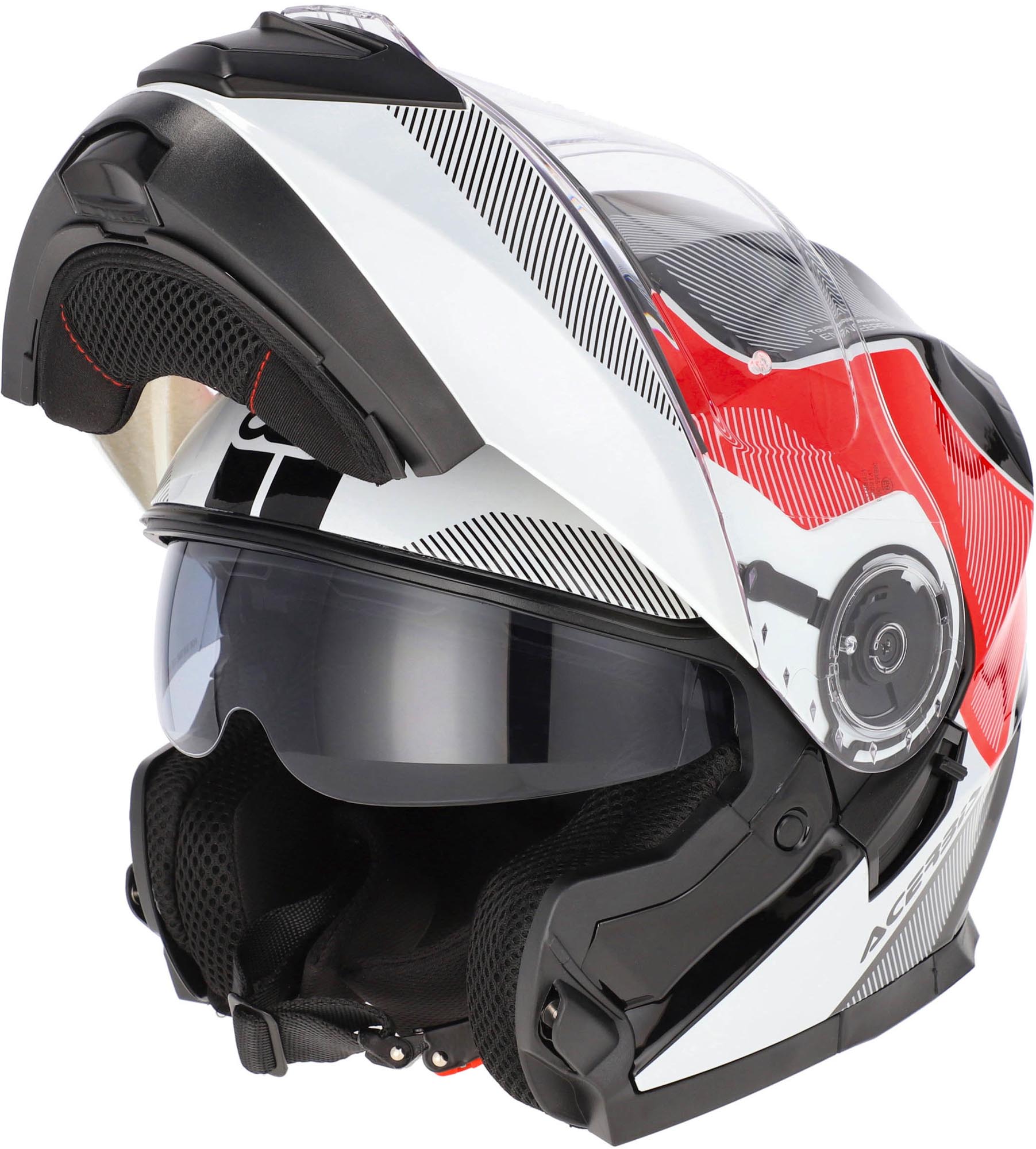 Acerbis Serel Logo Capacete branco/vermelho/preto L (59/60) Figura 2
