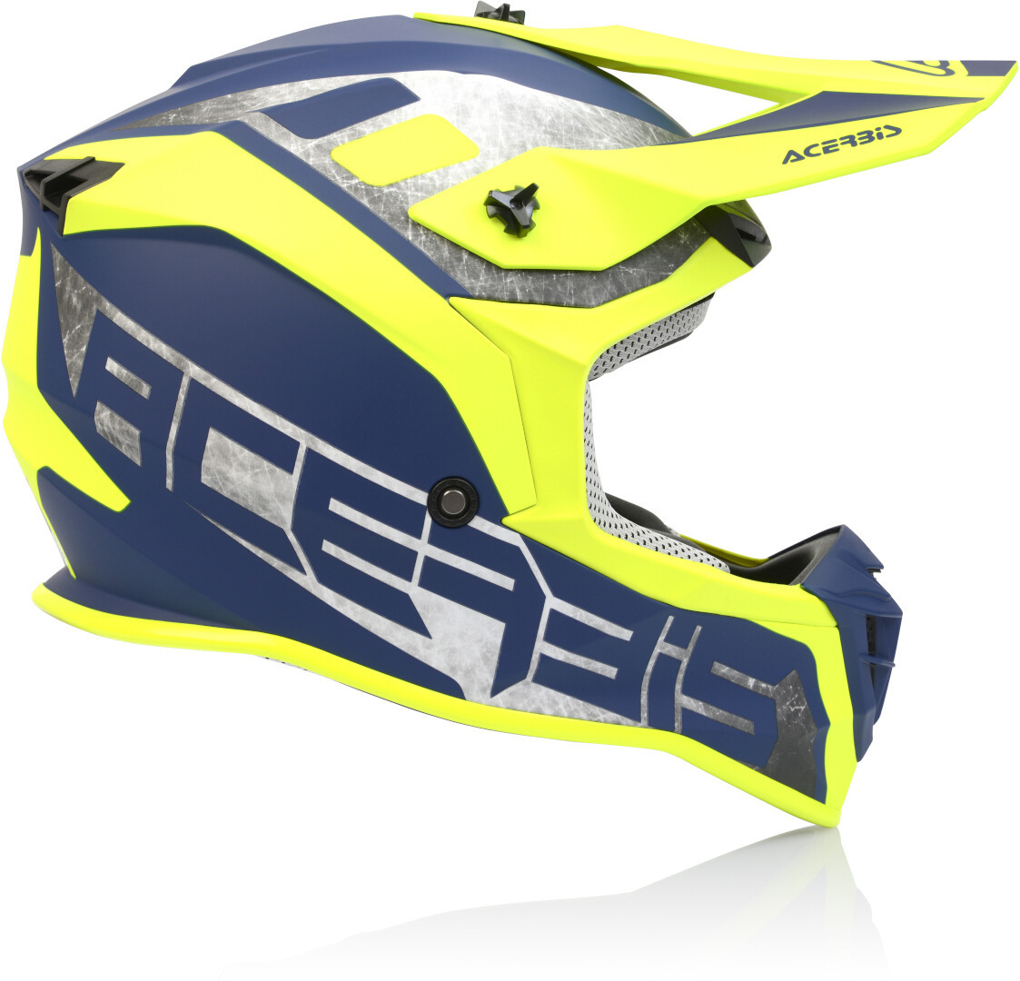 Acerbis Linear Casco Motocross giallo/blu S (55/56) Figura 5