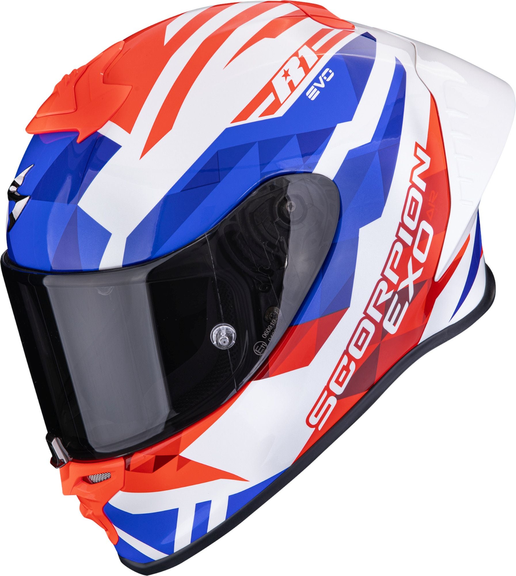 Scorpion EXO-R1 Evo II Air Valere Casque intégral Blanc/Rouge/Bleu M (57/58) Figure 1