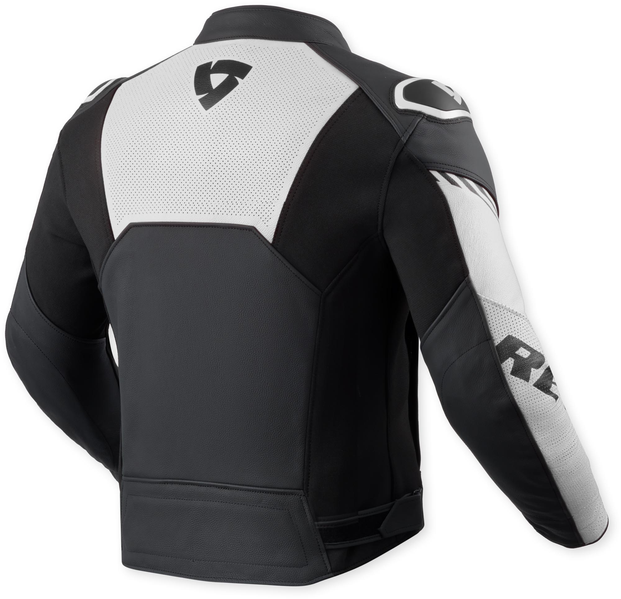 Revit Argon 3 perforated Motorcycle Leather Jacket black/white 54 Figure 2