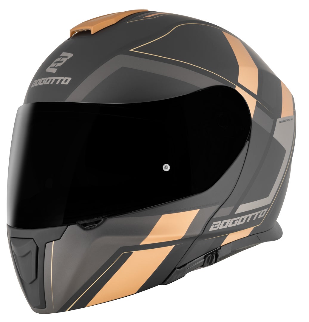 Bogotto FF403 Murata Klapphelm bronze/schwarz/grau M (57/58) Abbildung 2