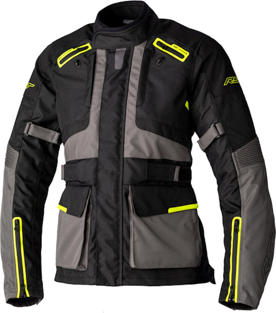 RST Endurance Veste textile de moto pour dames noir/gris/jaune L Figure 1