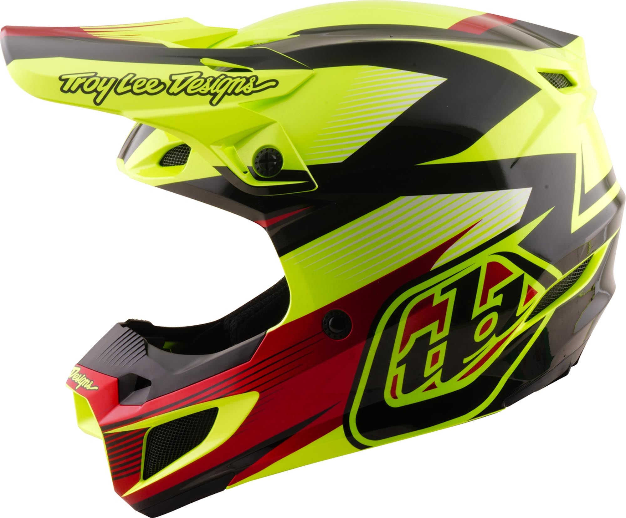 Troy Lee Designs SE5 Polycarbonate MIPS Ripper 모토크로스 헬멧 노란색 S (55/56) 그림 7
