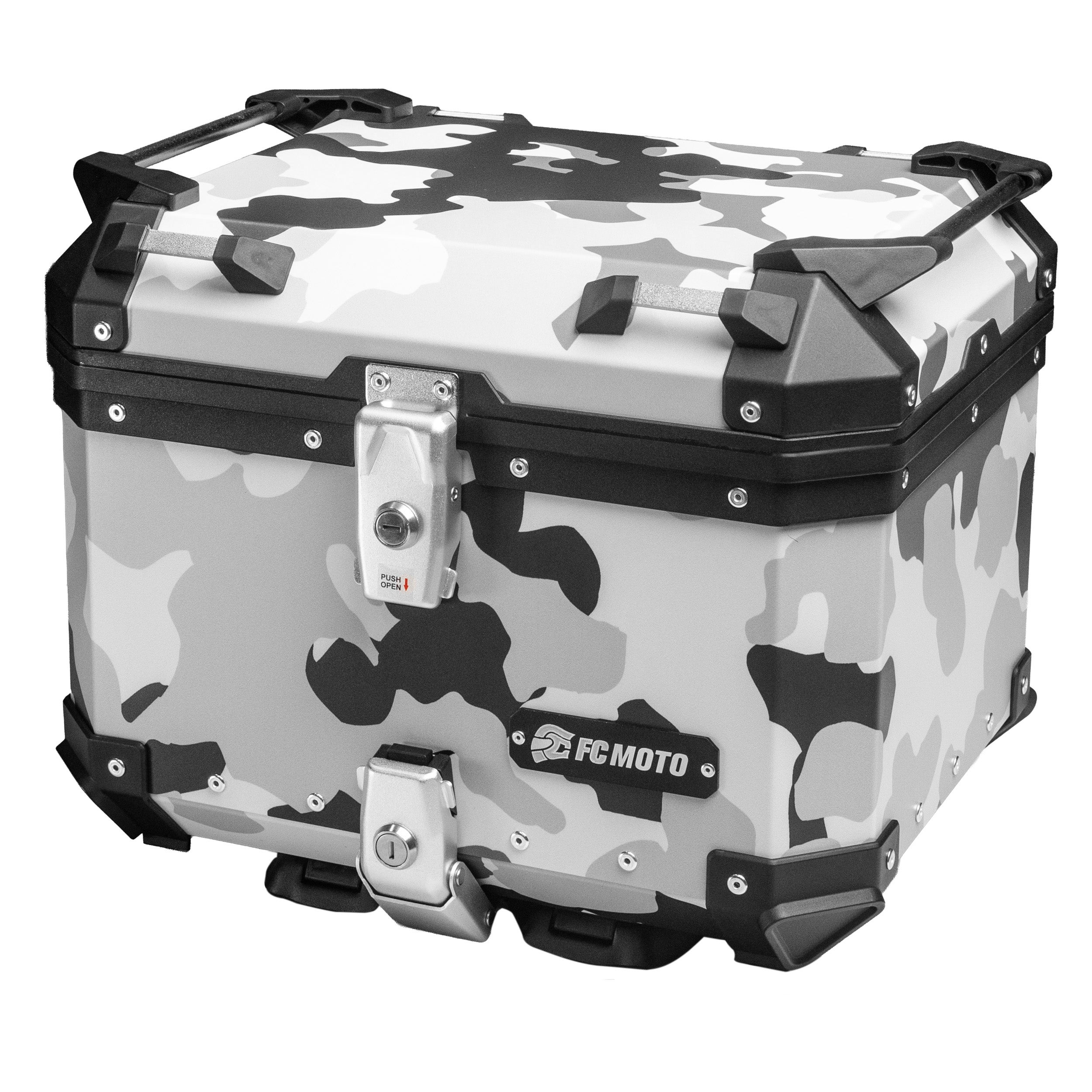 FC-Moto Terreno EVO Camo 45 L Alu Topcase Camoflage blanc Figure 4