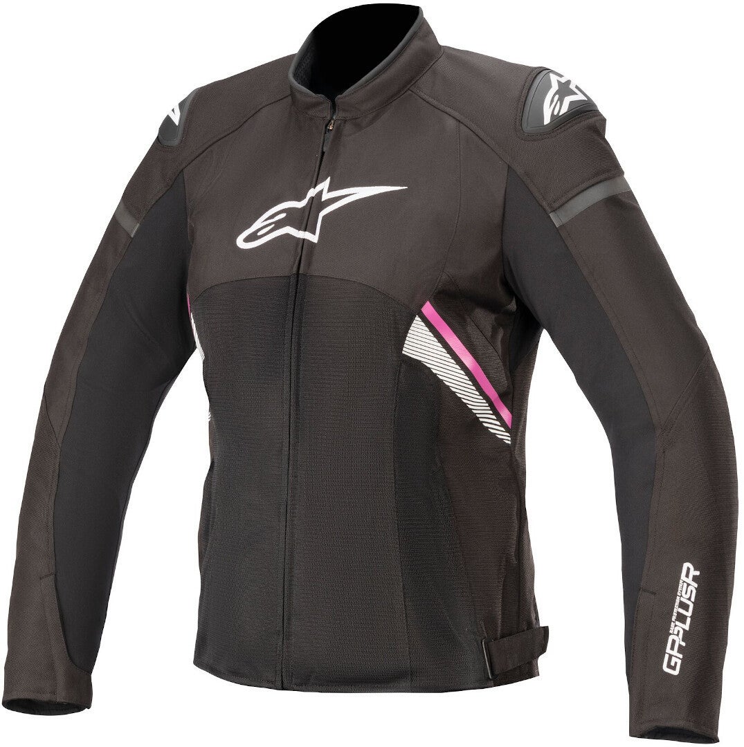 Alpinestars Stella T-GP Plus R V3 Air Giacca tessile da donna nero/bianco/rosa L Figura 1