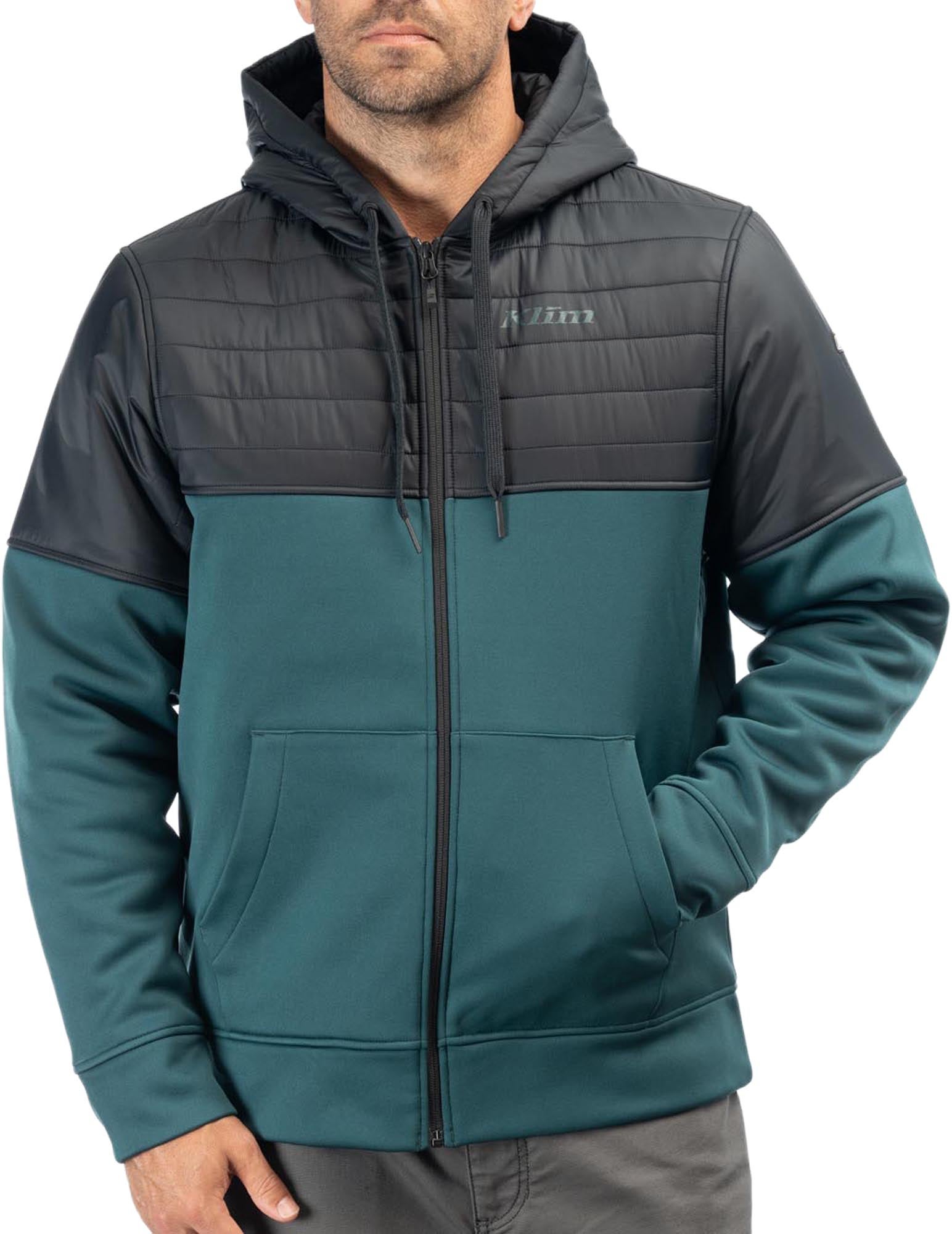 Klim Tamarack Cappuccio con zip nero/turchese 2XL Figura 2